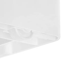 Étagère de salle de bain Mansura III Matière plastique - Blanc