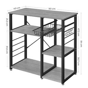 Scaffale per cucina Jamban VI Sabbia