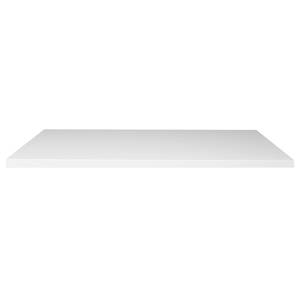 Plateau de table Napo Blanc mat - Blanc mat - Largeur : 80 cm