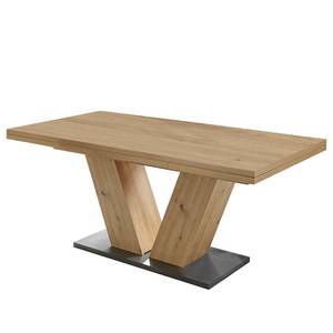 Table Jully II (Extensible) - Imitation chêne noueux - Largeur : 160 cm