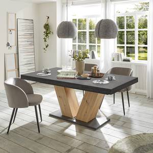 Table Jully II (Extensible) - Graphite - Largeur : 180 cm