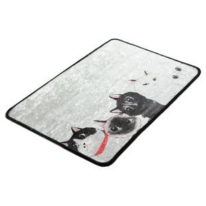 Tapis de bain Angry Cats Micropolyamide - Multicolore