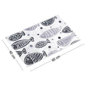 Tappetino da bagno Fish Micro poliammide - Bianco