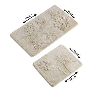 Tapis de bain Orkide (2 éléments) Acrylique - Beige