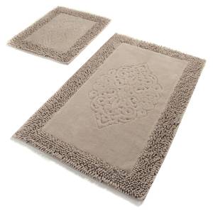 Tapis de bain Piante I (2 éléments) Coton - Beige