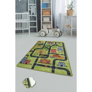 Tapis enfant Small Town Velours - Vert