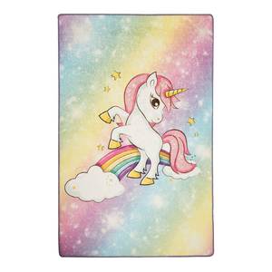 Kinder-vloerkleed Unicorn fluweel - meerdere kleuren - 140 x 190 cm