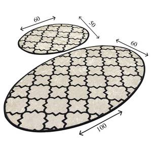 Tapis de bain Kupa (2 éléments) Velours - Blanc