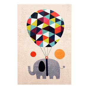 Kinder-vloerkleed Big Balloon fluweel/polyester - meerdere kleuren - 100 x 160 cm