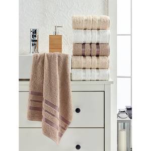 Serviettes Flos (lot de 6) Coton / Vortex - Marron