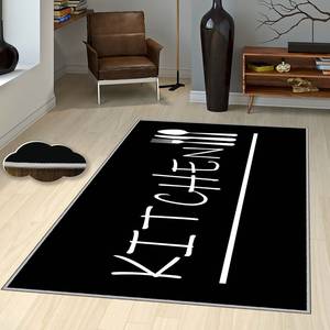 Tapis de cuisine Krik Polyester - Noir