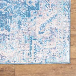 Kurzflorteppich Giverny Polyester - Blau - 150 x 230 cm