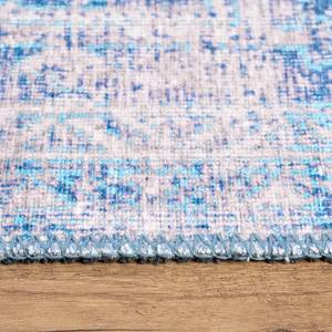 Laagpolig vloerkleed Giverny polyester - blauw - 150 x 230 cm