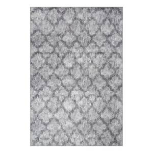 Kurzflorteppich Dorian III Polyester - Grau