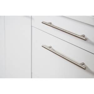 Cuisine Steel I Blanc brillant - Largeur : 310 cm