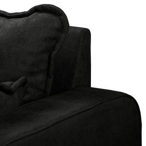 Sofa Nante (3-Sitzer) Microfaser Enza: Schwarz