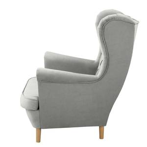 Fauteuil bergère Olmen Microfibre Jada: Bleu gris