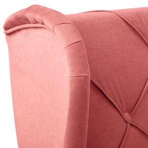 Fauteuil bergère Olmen Microfibre Jada: Rose