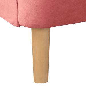 Fauteuil bergère Olmen Microfibre Jada: Rose