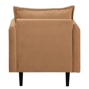 Fauteuil Palawan Velours Ravi: Marron clair