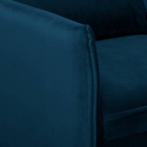 Sofa Palawan (2-Sitzer) Samt Ravi: Marineblau