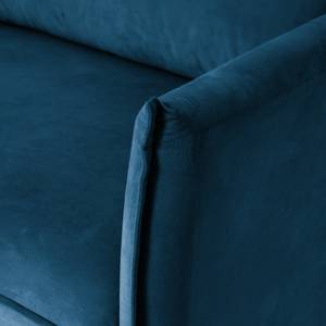 Sofa Palawan (3-Sitzer) Samt Ravi: Marineblau
