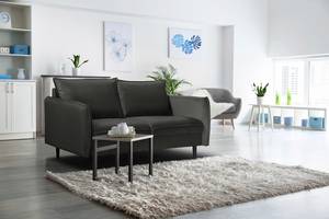 Sofa Palawan (2-Sitzer) Samt Ravi: Anthrazit