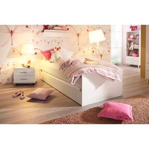 Bedlade Aik II Wit - Plaatmateriaal - 94 x 24 x 199 cm