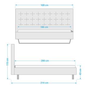 Bedframe Livorno 180 x 200cm