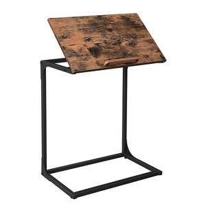 Laptoptafel Buxy rustieke eikenhouten look/zwart