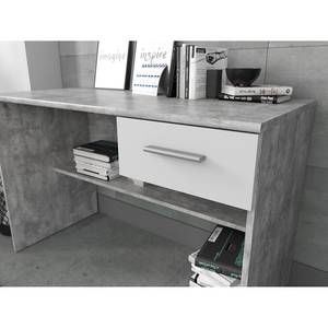 Schreibtisch Lupo Weiß / Hellgrau