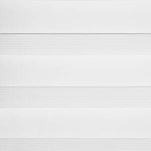 Klemmfix duo-rolgordijn Just Blikdicht polyester - Wit - 45 x 160 cm