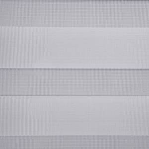 Klemmfix Doppelrollo Just Blickdicht Polyester - Grau - 90 x 160 cm