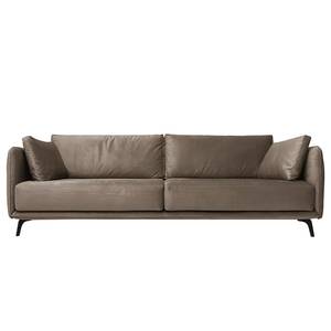 Canapé Frederike (3,5 places) Microfibre Faria: Gris marron