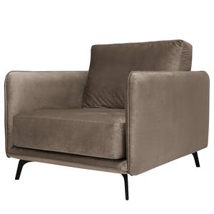 Fauteuil Frederike Microfibre Faria: Gris marron