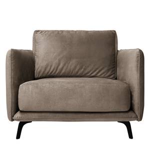 Fauteuil Frederike Microfibre Faria: Gris marron