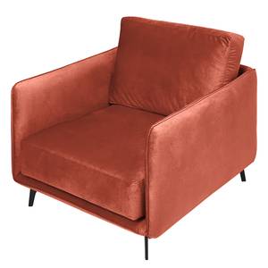 Fauteuil Frederike Microfibre Faria: Corail