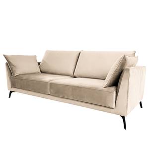 Sofa Gobabis (3,5-Sitzer) Samt Ravi: Creme