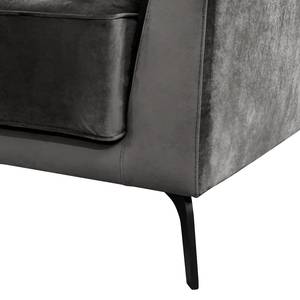 Fauteuil Gobabis Velours Ravi: Gris