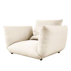 Fauteuil Olympus Geweven stof Polly: Hoogglans Beige