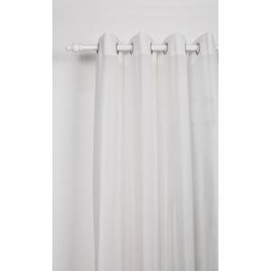 Tringle à rideau 28 mm Mini Blanc - Largeur : 160 cm