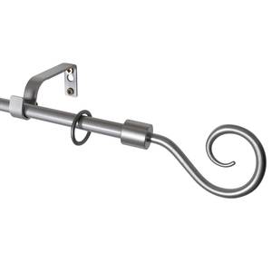13/16mm Gardinenstange Hook ausziehbar Zamak - Silber