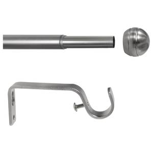 Bastone per tenda Habito/Rillball Zama - Effetto acciaio inox - Larghezza: 120 cm