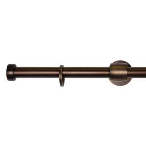 Gardinenstange Cap-Noble ausziehbar Zamak - Bronze - Breite: 210 cm