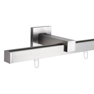 20mm gordijnroede Square Zamak - Roestvrij staal - Breedte: 200 cm