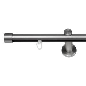 Bastone per tenda Profilo 20 mm Zama - Effetto acciaio inox - Larghezza: 160 cm