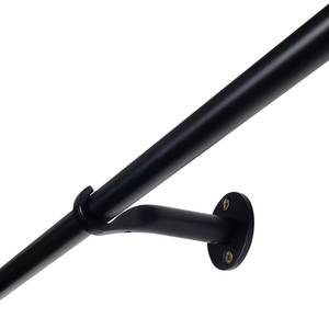 Tringle à rideaux Day&Night extensible Zamak - Noir - Largeur : 160 cm