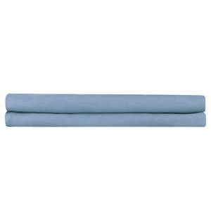 Bettlaken Satinado Baumwolle Satin - Blau - 160 x 290 cm