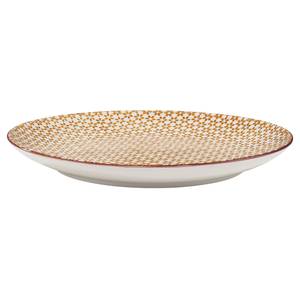 Assiette RETRO I Porcelaine - Jaune