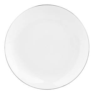 Assiette SILVER LINING Porcelaine / Type Fine Bone China - Blanc - Diamètre : 20 cm